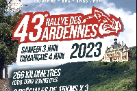43ème Rallye des Ardennes ces 3 et 4 juin à Rethel