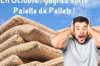 En Octobre sur RADIO 8  gagnez votre palette de Pellets 