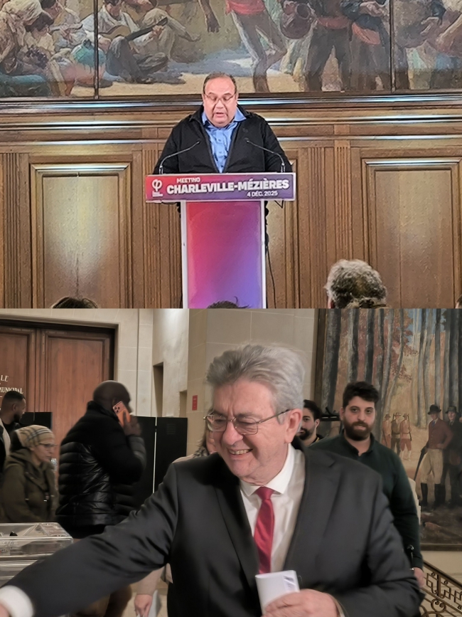 Pourquoi la réunion publique de  Jean-Luc Melenchon a pu se tenir à l'hotel de ville de Mézières ? 